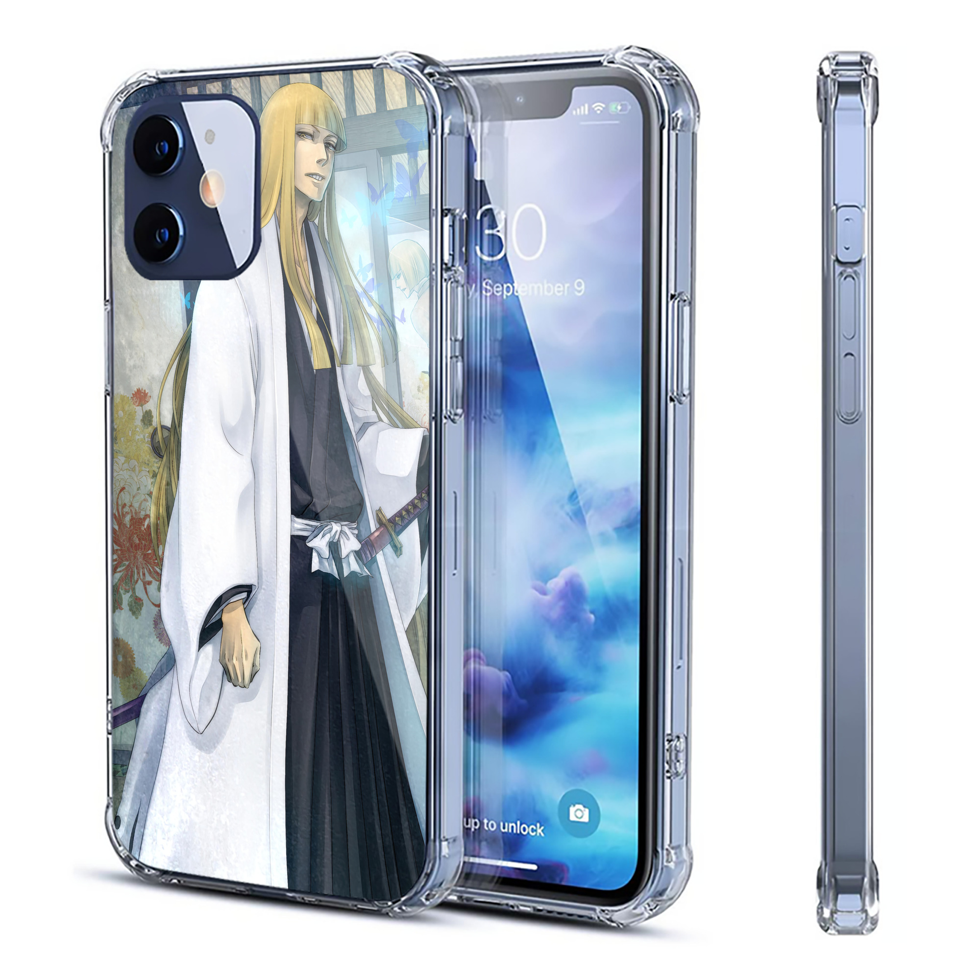 （画像用） ブリーチ BLEACH 【iPhone 12シリーズ対応】透明スマホケース（クリアソフトケース）